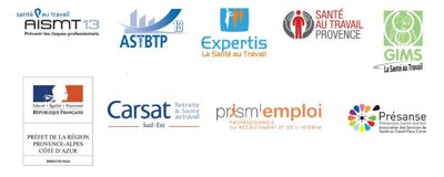 Logos des partenaires de la réunion d'info sur le suivi intérimaire