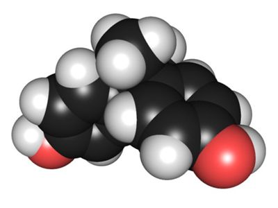 Molécule Bisphénol A